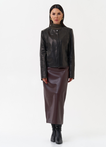 Женская кожаная куртка