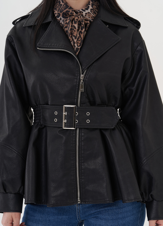 Куртка-косуха с резинкой по талии модель № 26968 универмаг малина