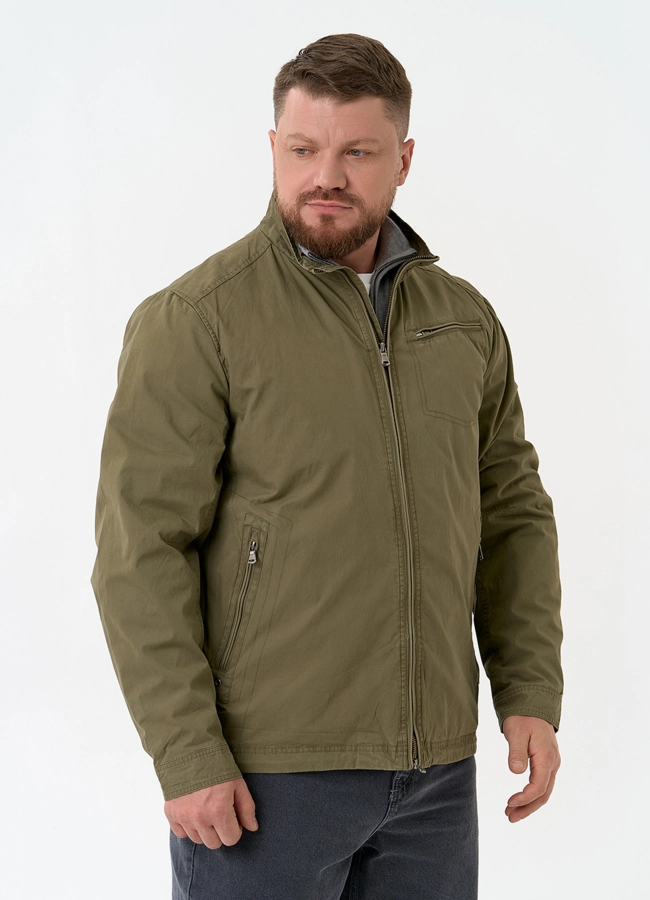 Мужская куртка ветровка с воротником стойкой модель № 32522 универмаг малина