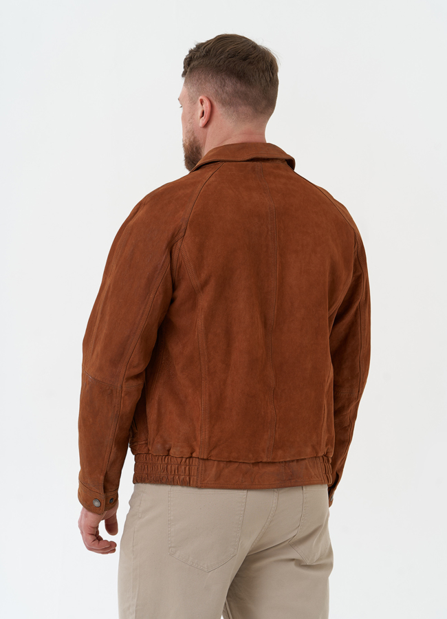 фото Мужская куртка из натуральной кожи  модель № 30063