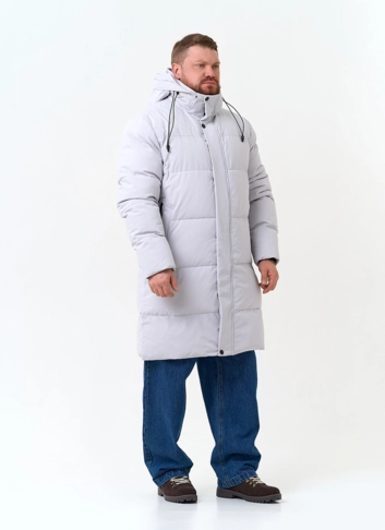 Мужской пуховик с капюшоном фото