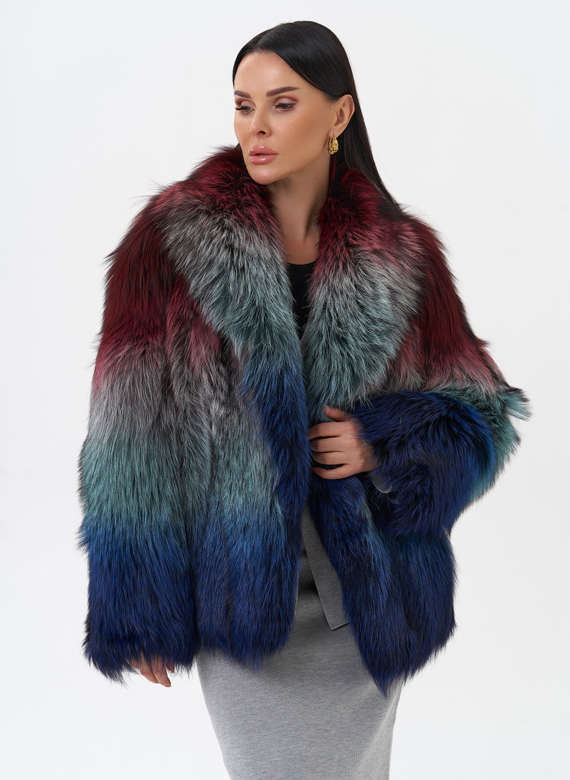 Куртка из чернобурой лисы 